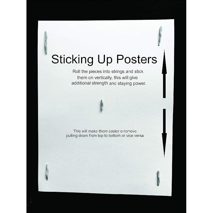 15oz Plasti-Tak The Original Re-ble Adhesive Putty- The Duct Tape of Tak Never Dries Out, Hundreds of Uses! (5 x 3oz Pack)