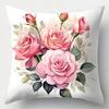 Flowers, Butterflies, Birds Throw Pillow Covers With Digital Printing Of Short Plush Fabric Car-Shaped Sofa Cushion Home Decor