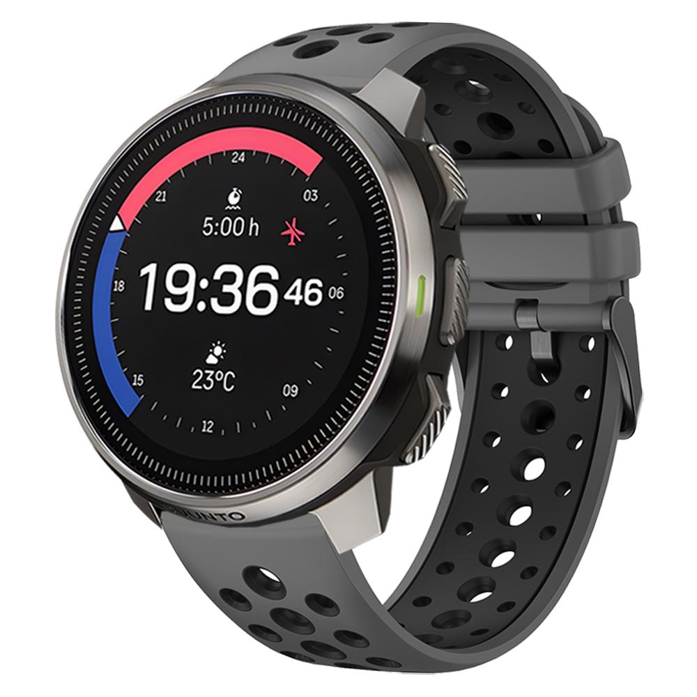 Двухцветный спортивный силиконовый ремешок 22 мм для часов Suunto RACE S / Vertical / 5 9 Peak Pro, ремешок-браслет Suunto Ocean