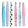 Professional Stainless Steel 96 Eyebrow Clip Cartoon Pattern Eyebrow Tweezers Trim Eyebrow Eyebrow Clip Makeup Eyebrow Clip