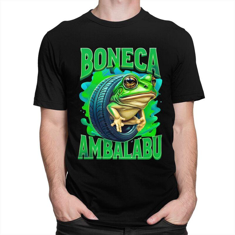 Italian Brainrot Boneca Ambalabu Meme T Shirt for Men Tshirt Streetwaer Short Sleeve Tee Shirt Slim Fit Clothing Gift