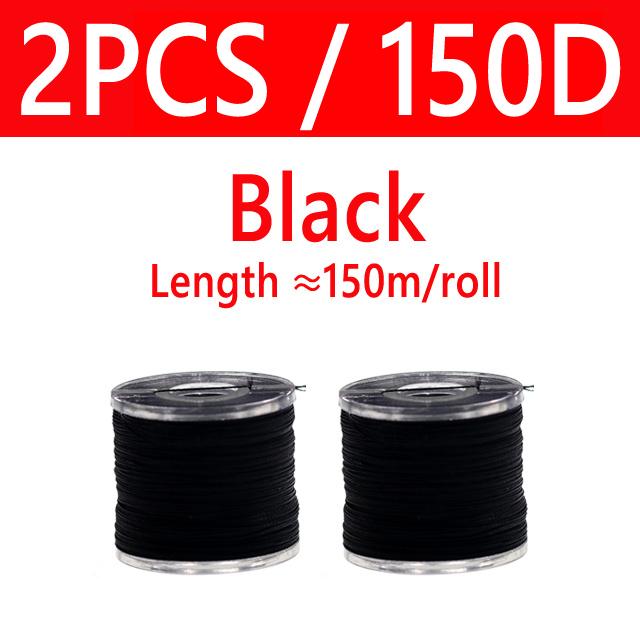 120D 150D 150 м сверхмощный медленный крючок для отсадки, нить для связывания, УФ-светящаяся леска для рыболовной приманки для морской воды, привязка к крючку