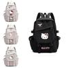 Hello Kitty School Backpack For Middle School And High School Fashionable Cartoon Nylon
