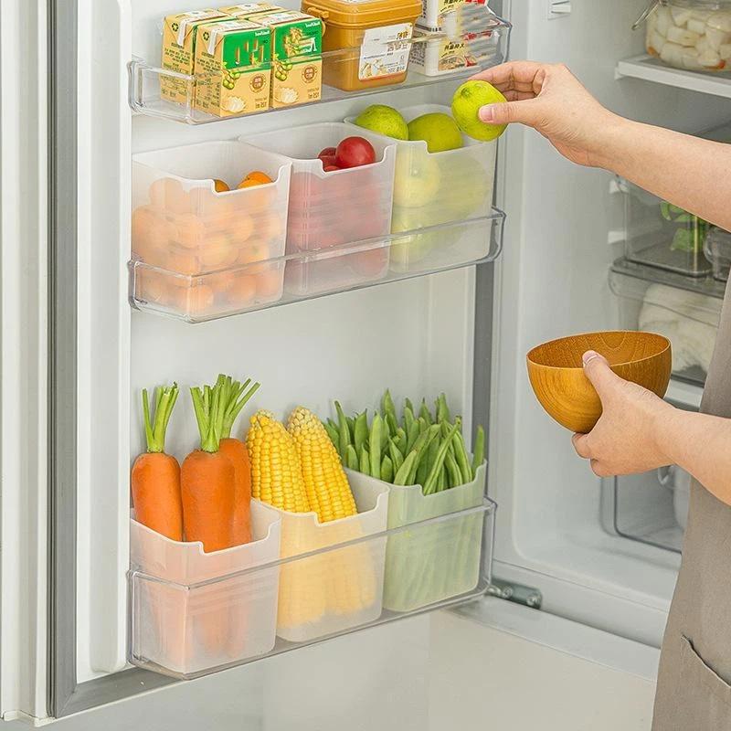 Ящики для хранения в холодильнике Организатор свежести продуктов Контейнер для холодных продуктов Фруктовница Специй Контейнер для еды Домашняя кухня