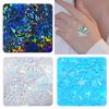 Silicone Mold Holographic Snowflake Pendants Resin Molds Unique Christmas Tree Charm Epoxy Mold DIY Festive Ornaments