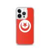 Coque iPhone - Tunisie - Drapeau - Souple - Multicolore - Compatible iPhone 14 Pro