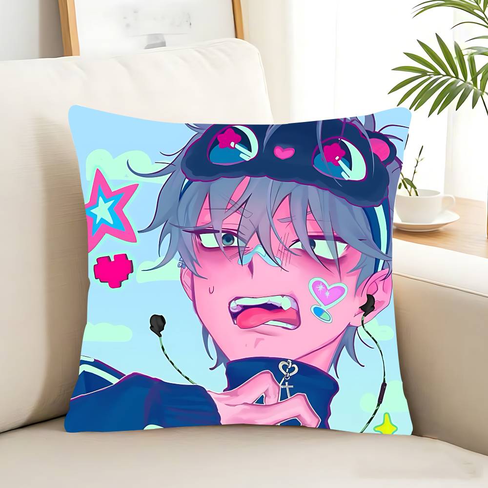 A-Чужой Аниме S-Сцена Наволочка Съемная Моющаяся Наволочка – Всесезонный Мягкий Лен