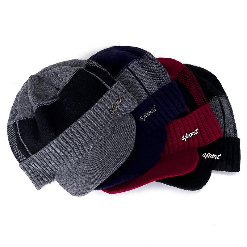 Fur-Lined Warm Winter Stylish Beanie Hat with Wool Brim for Men and Women