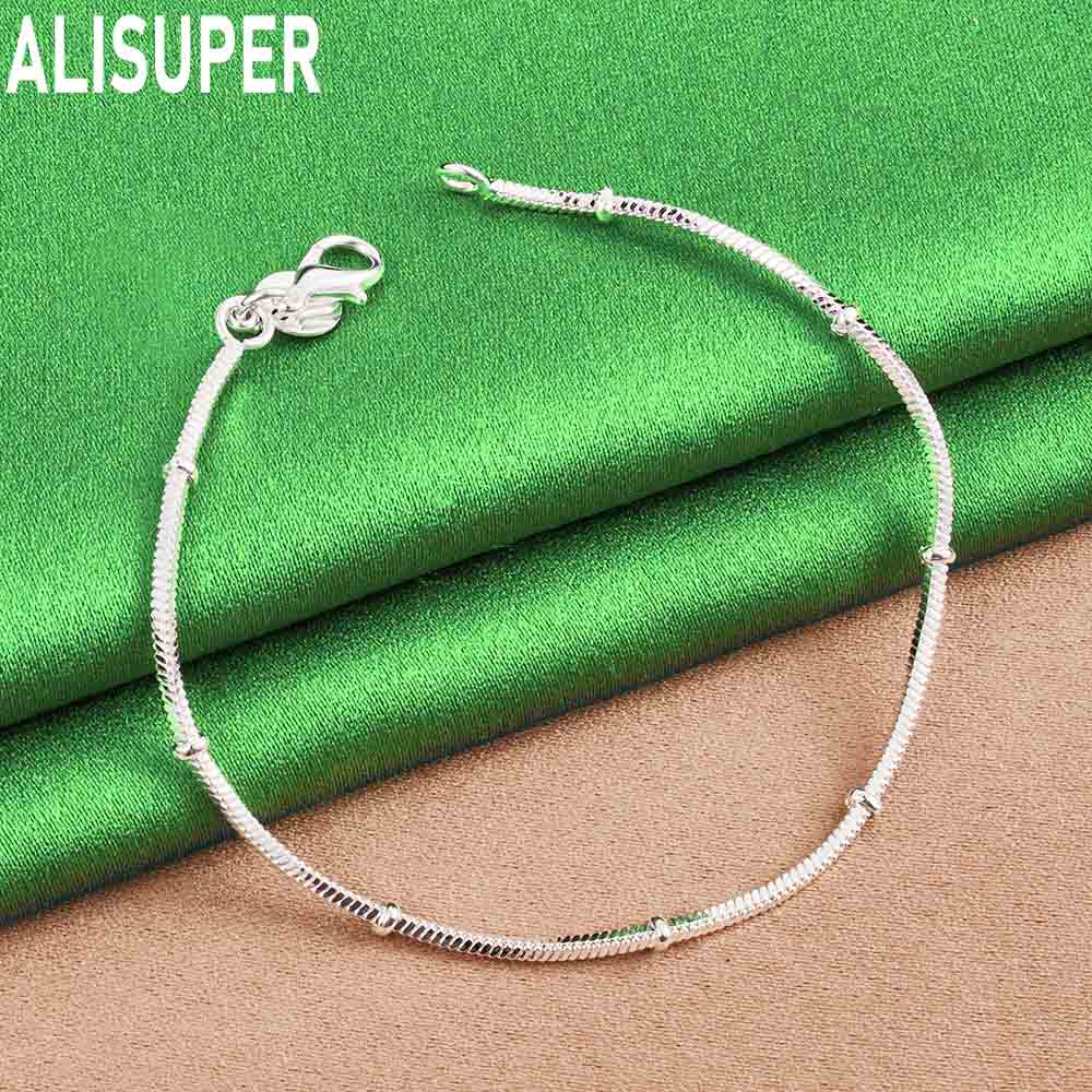 Браслет-цепочка «змейка» из стерлингового серебра 925 пробы толщиной 1,7 мм, модные свадебные украшения