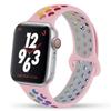 Спортивный силиконовый ремешок для Apple Watch Band 44 мм, 40 мм, 42 мм, 38 мм, 44 мм, дышащий браслет, ремешок для Apple Watch 6 iWatch 5 4 3 se