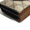 GUCCI 648848 Heart logo Compact wallet Folded wallet GG Supreme Canvas Beige/Red