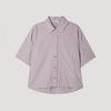 [She S miSS] Cotton Patch Pocket Short Sleeve Shirt SwwStp22050