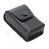Snap Box Faux Leather Clipped on Belt Spectacle Case Eyeglasses Case Glasses Box Eyewear Case