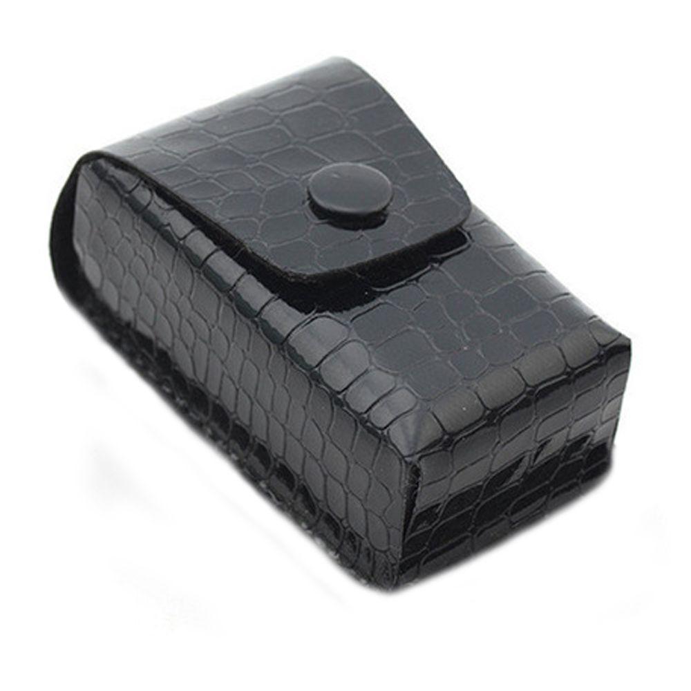 Snap Box Faux Leather Clipped on Belt Spectacle Case Eyeglasses Case Glasses Box Eyewear Case