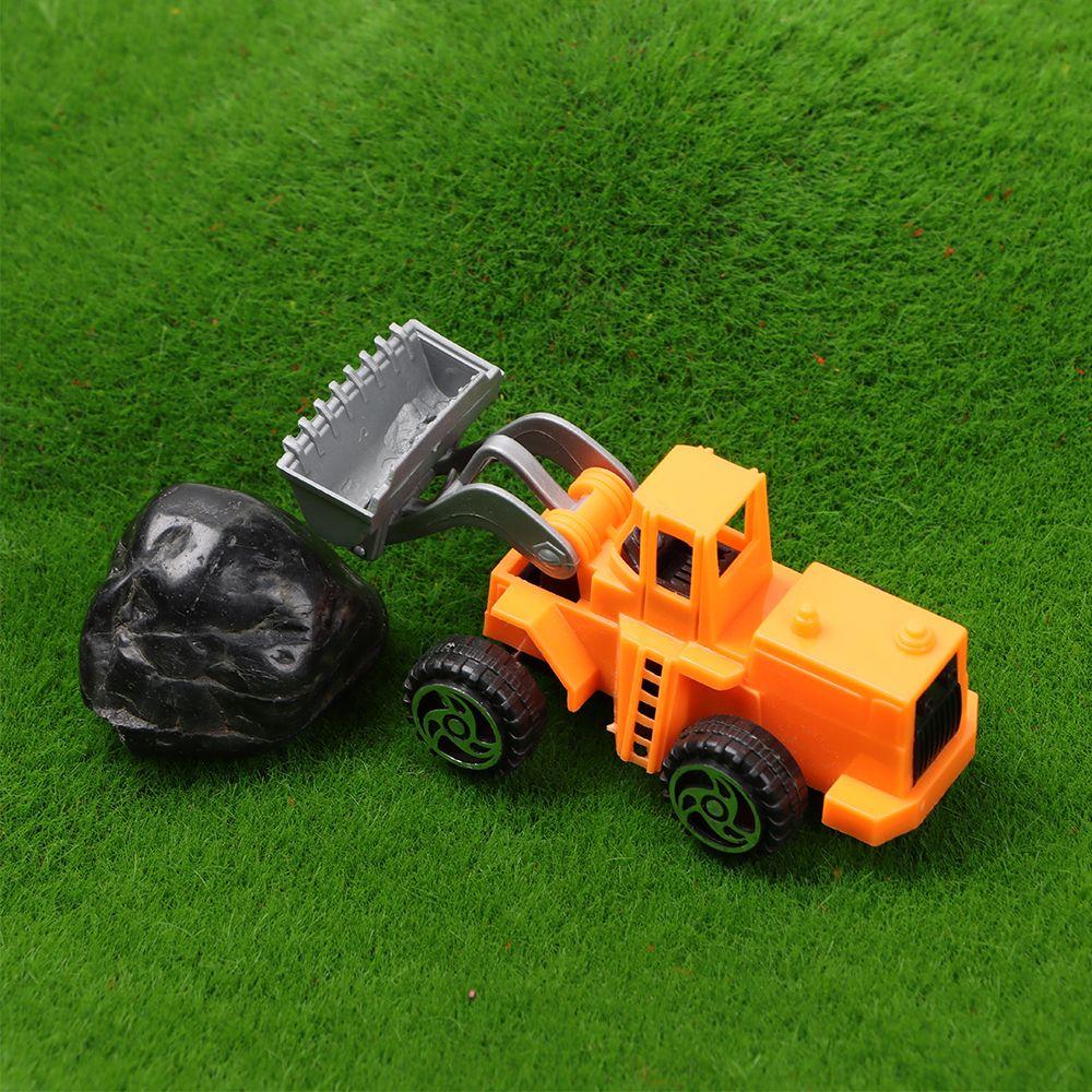 New Mini Car Excavator Pull Back Car Car Model Forklift Toy Engineering Vehicle