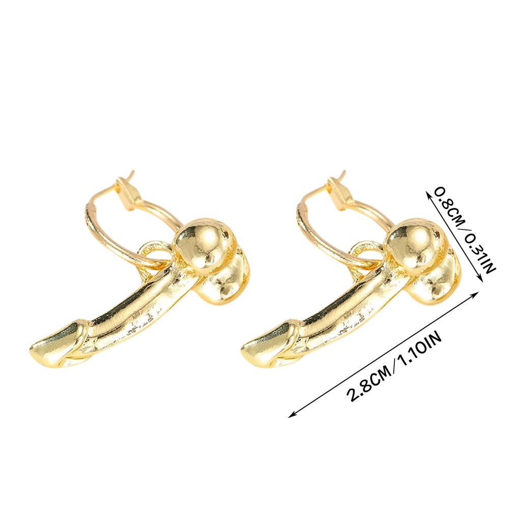 1 пара креативных забавных сережек, многофункциональные модели серег, металлические серьги-подвески