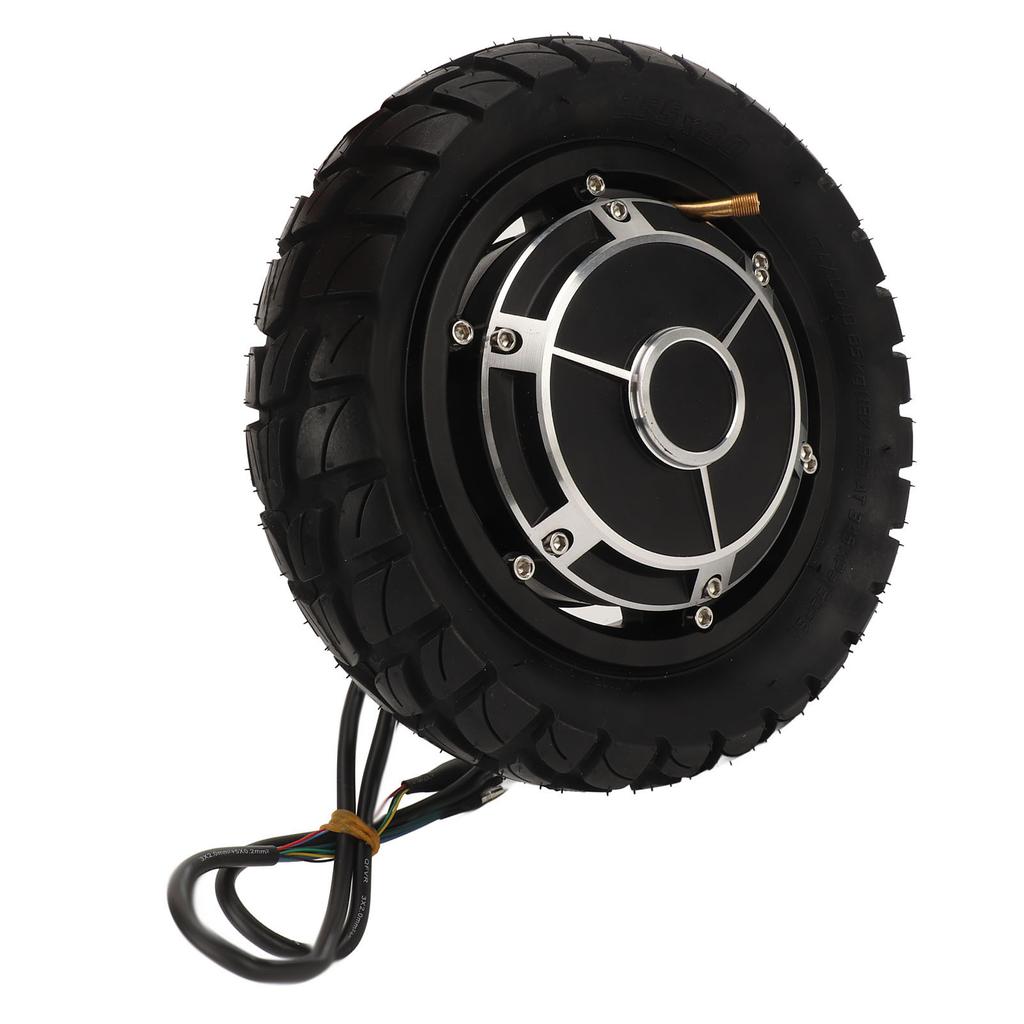 10-дюймовый мотор-колесо 36 В - 60 В 500 Вт - 1200 Вт Водонепроницаемый IPX6 Мотор-колесо с дисковым тормозом для электрического картинга, трицикла