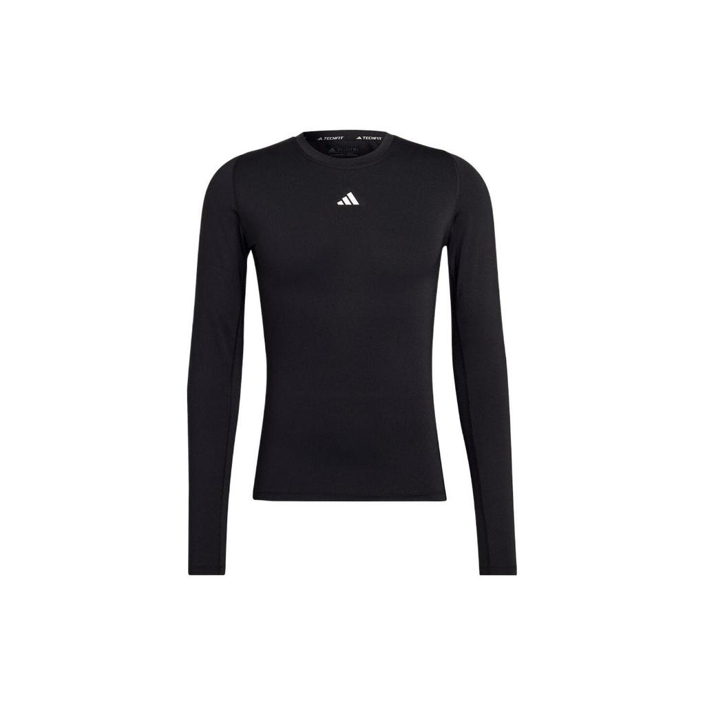 Adidas Techfit Training Long Sleeve Tee Black Men Streetwear HK2336