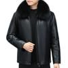 Leather Jacket Men's Genuine Leather Men's Winter New Fox Fur Collar Removable Lining Sheepskin Down Jacket Men's Jacket