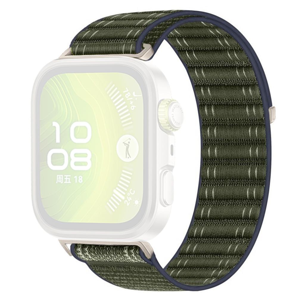 Плетеный нейлоновый ремешок для часов Huawei Watch Fit 4 Pro/Fit 4/Fit 3, дышащий, с застежкой-липучкой, сменный ремешок