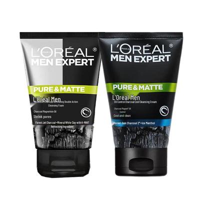 L'Oréal Men Expert Угольный Гель для Умывания Контроль Жирности Duo Pack