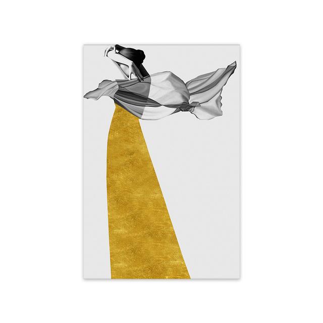 Абстрактная женщина настенное искусство современная мода женские постеры для дома холст картина для интерьера безрамное настенное искусство без рамки