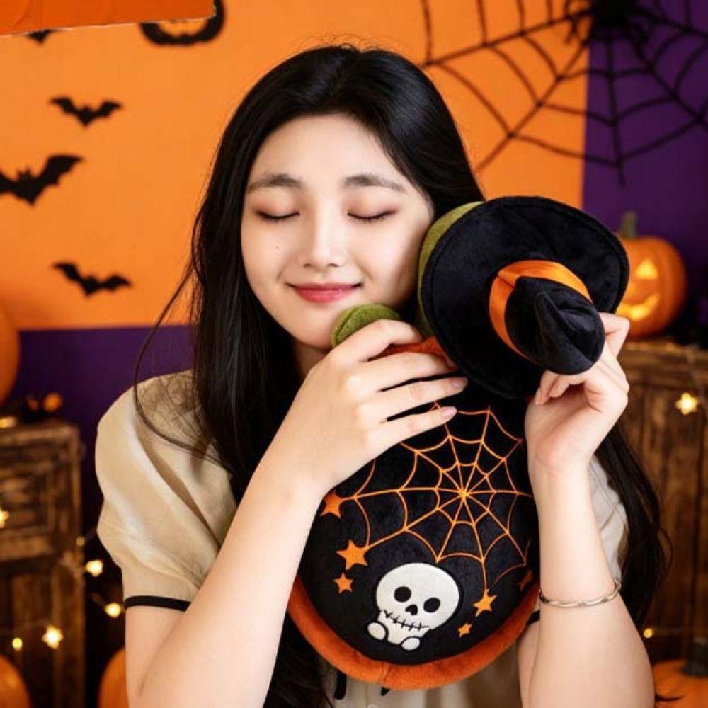 Soft Plush Witch Hat Turtle Plush Toy Non-Slip Bottom Turtle Plush Toy Living Room