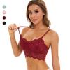Women Lace Bralettes Girls Bralette Padded Lace Bandeau Bra with Straps Strappy Cami Bra Crop Tank Top Wirefree Everyday Bra