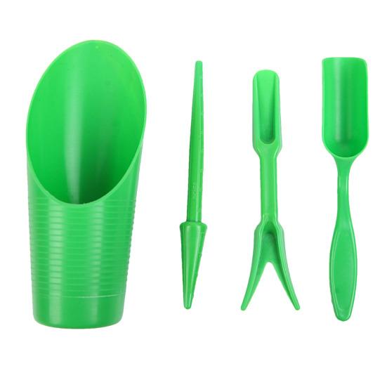 4 шт., набор инструментов для растений, лопата для копания, совок, подъемник, дырокол, сочный садовый набор, синий, розовый, черный, зеленый, легкий посев, инструмент для внесения удобрений в бонсай, подарок «сделай сам»