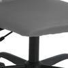 Office Chair Height Adjustable Grey Mesh and Faux Leather