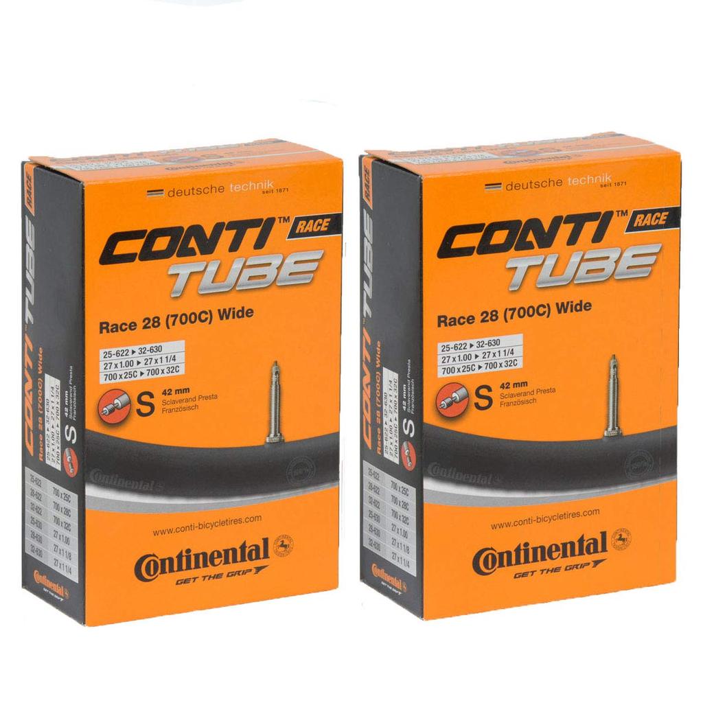 Set of 2 Tires and Tubes Continental UltraSport3 Style 42mm [item] (700x28C-Presta (Wide Tube))