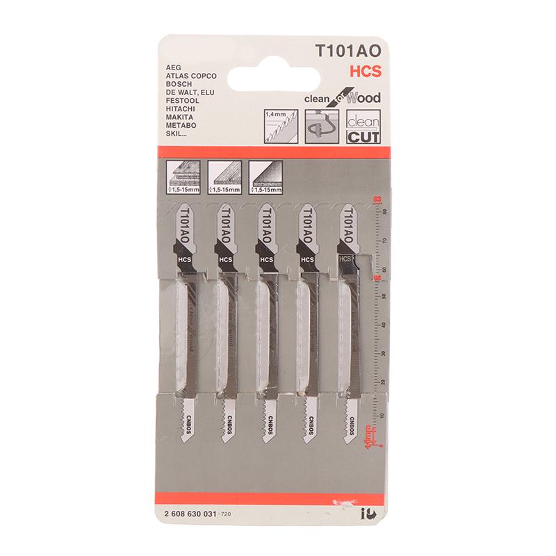 5шт T101Ao Hcs Т-образный хвостовик лобзиковые лезвия Кривая режущий инструмент для пилы по дереву и пластику