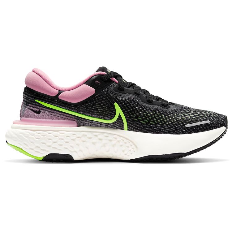 Nike ZoomX Invincible Run Flyknit Black Elemental Pink Женские кроссовки Cyber ​​CT2229-002