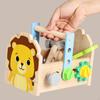 Kids Tool Set Construction Toys Early Childhood Education Nut and Screw Tightening Wooden Toddlers