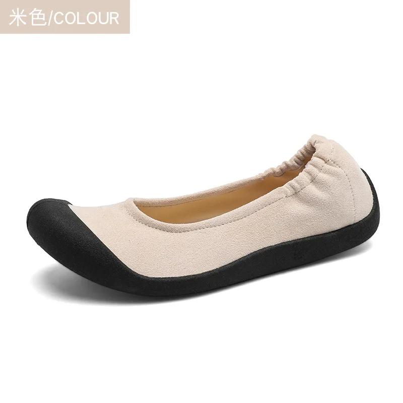 Fashion 2025Women Flats Ballet Shoes Summer Light Breathable Moccasins Women Casual Boat Shoes Ladies Slip On Flats Shoes Zapatos Mujer