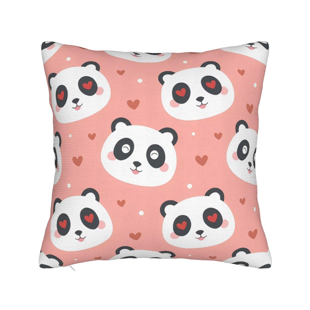Panda Animal Pillowcase Polyester Cushion Cover Decor Throw Pillow Case Cover Seat 40*40Cm