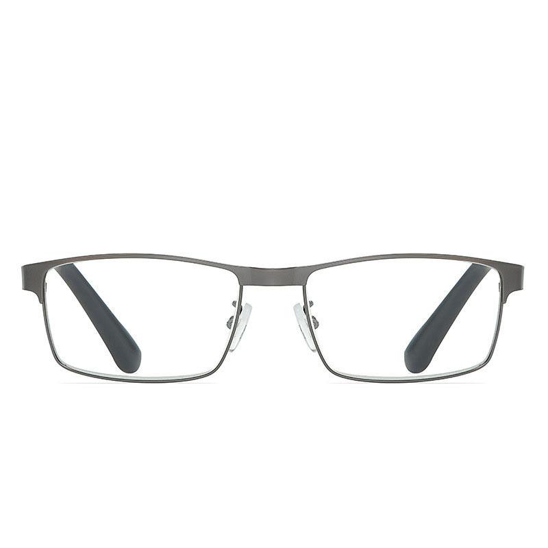Оптические пресбиопические металлические очки для чтения +1,0 1,5 2,0 2,5 3 3,5 4,0 Anti Blue-ray для чтения мужчин и бизнеса