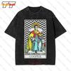 Cooper Twin Peaks Tarot Vintage Oversized T-Shirt YN8K