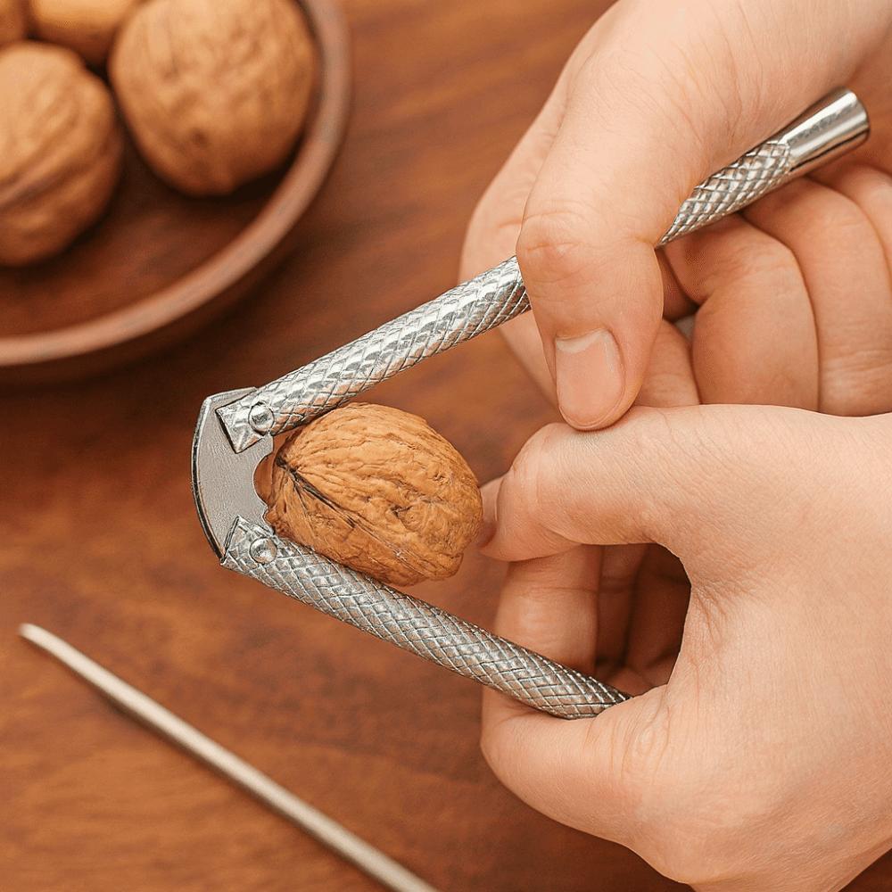 Multifunction Walnut Cracker Stainless Steel Efficient Nut Cracker Quick Crack Heavy Duty Pecan Sheller Nut Processing