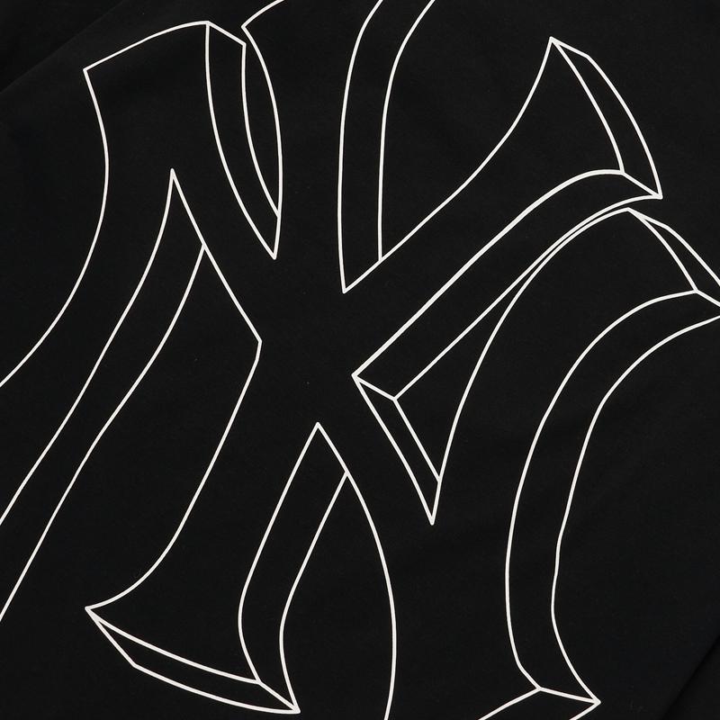 New MLB T Shirts Unisex Black 3ATSB0224-50BKS