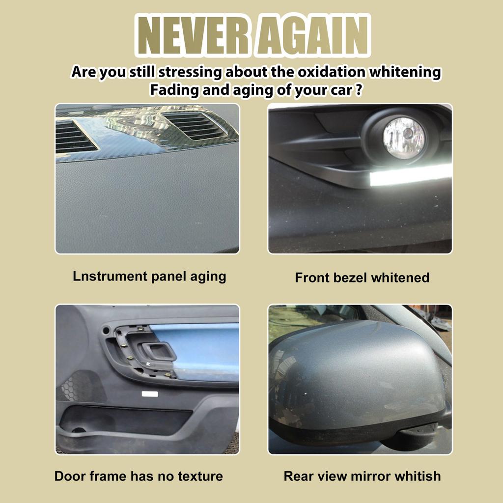 Средство для обновления пластика автомобиля Очистка Полировка приборной панели салона автомобиля Обслуживание Пылезащитное средство