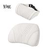 Breathable Seat Pillow Car Headrest for Neck Support, Memory Foam with Ergonomic Rest Adjustable Strap, Universal Lumbar Support Cushion Auto