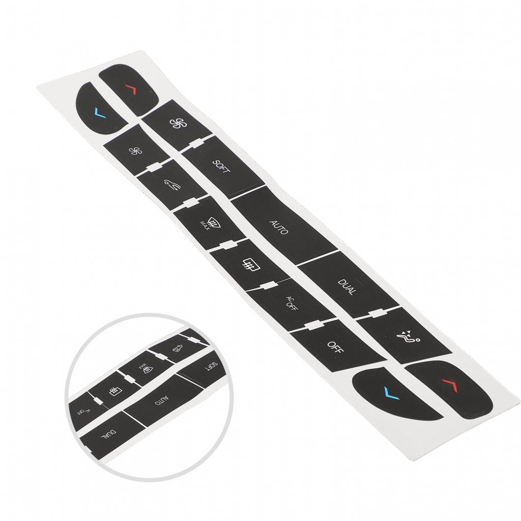 Megane Button Repair Decal Sticker Buttons Repair Stickers