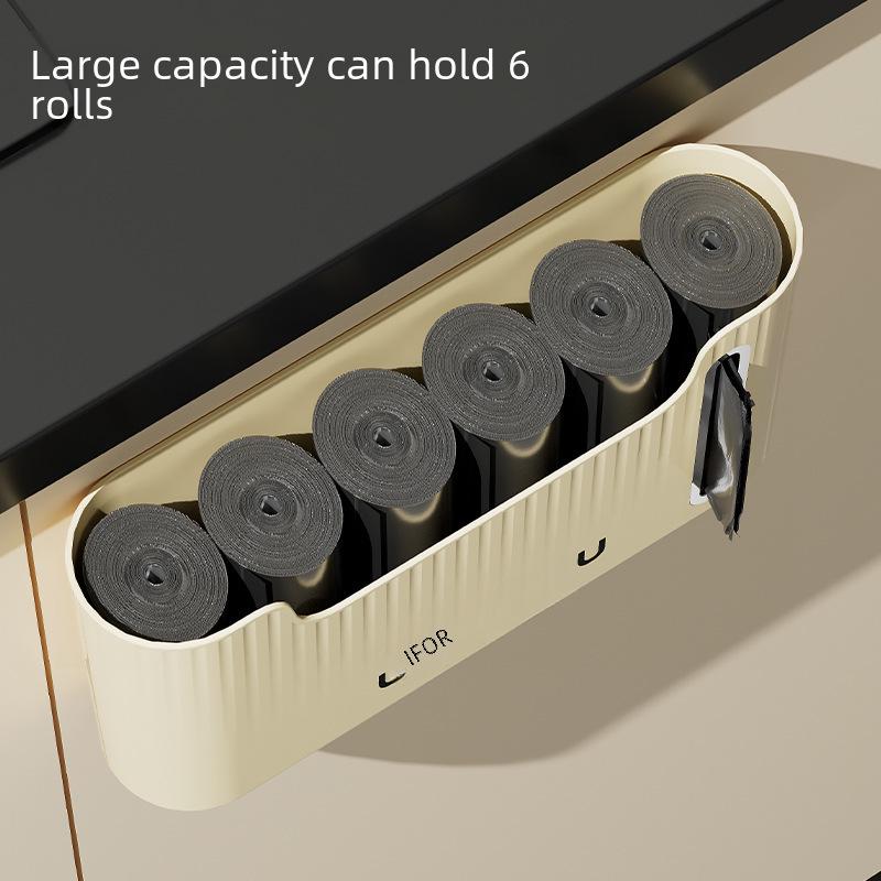 Настенный кухонный ящик для хранения мусорных мешков - органайзер без отверстий