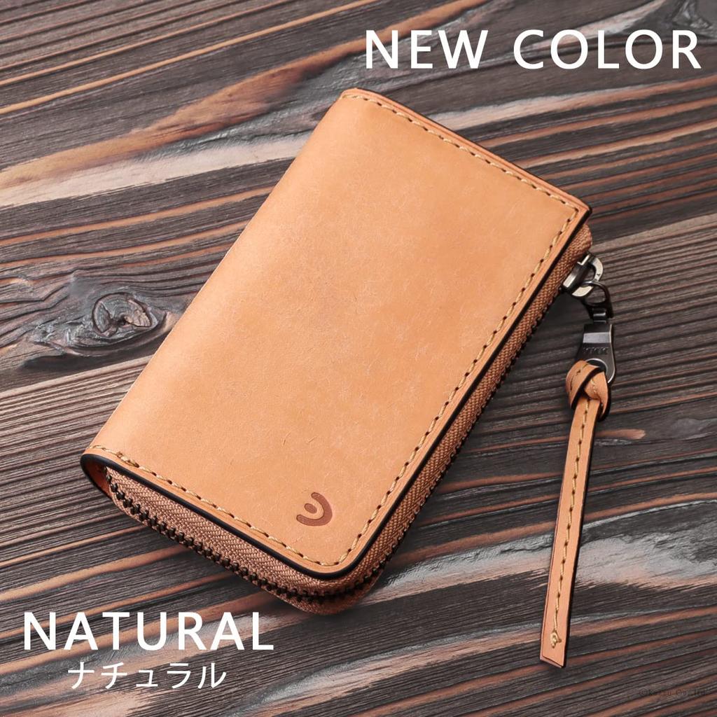 Чехол для ключей Smart Key, совместимый с натуральной кожей Buona Red [Buggy Port] ZYS-2405 для мужчин BP-ZYS2405-RE