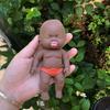 Полное тело ТПР Симуляция Мини Милые Реборн Куклы Мягкие Реалистичные Детские Игрушки Американский Черный Реборн Черная Ладонь Кукла Игрушки Подарок для Девочек