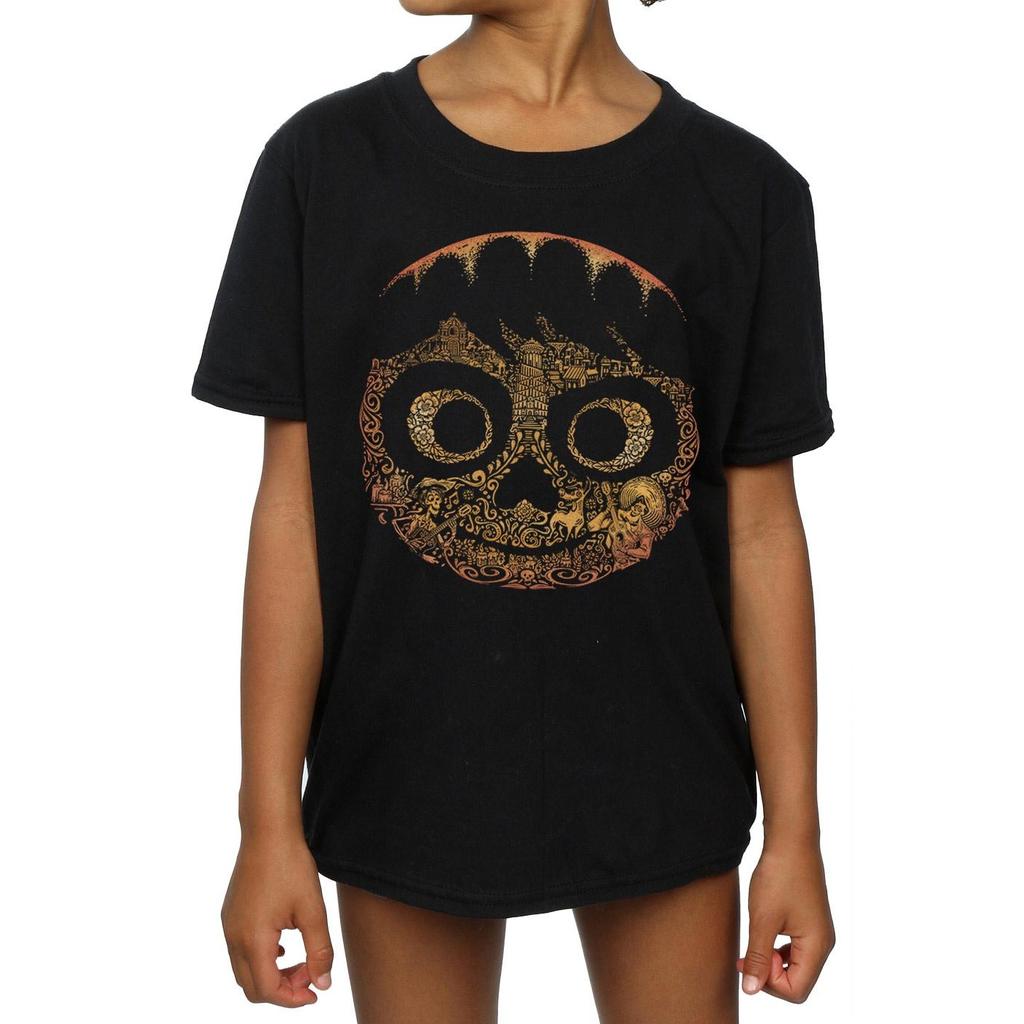 Disney Girls Coco Miguel Face Cotton T-Shirt