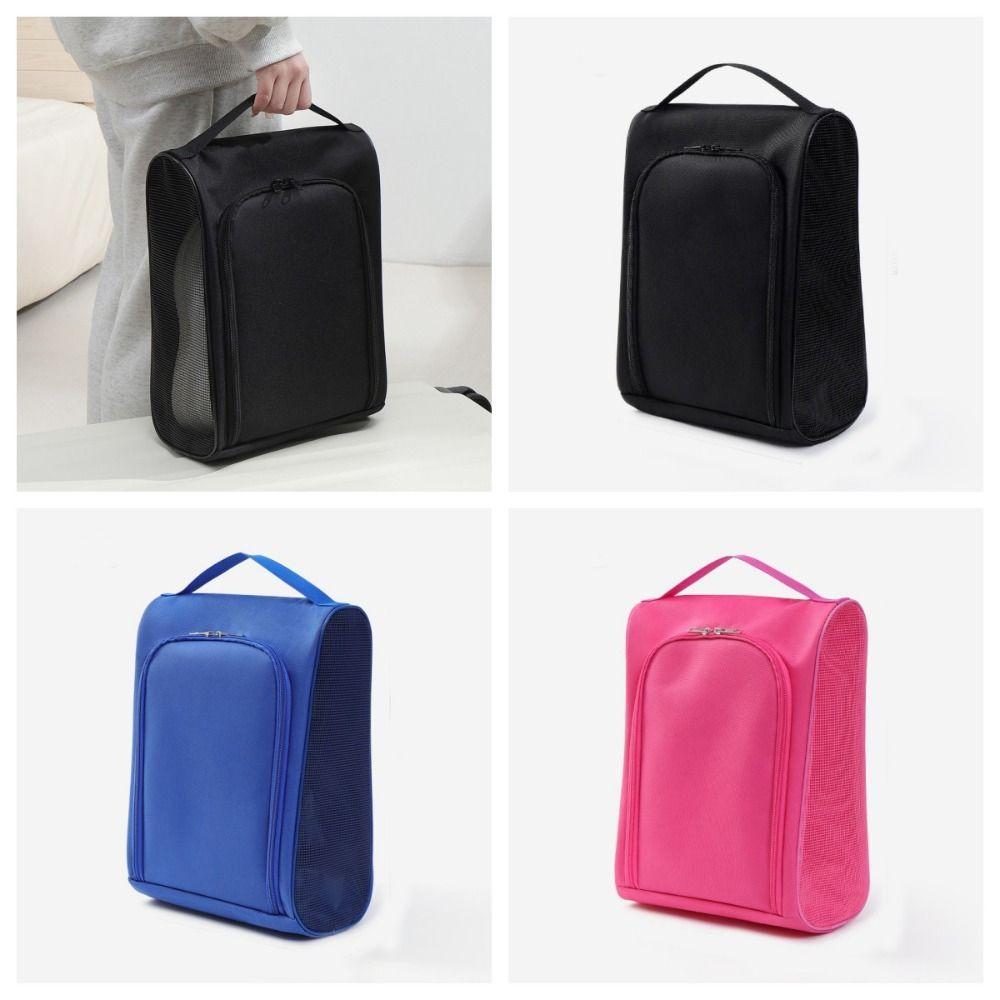 2 Zipper Football Shoe Storage Bag Oxford Cloth Shoes Organizer Convenient Shoe Carrier Bags Men