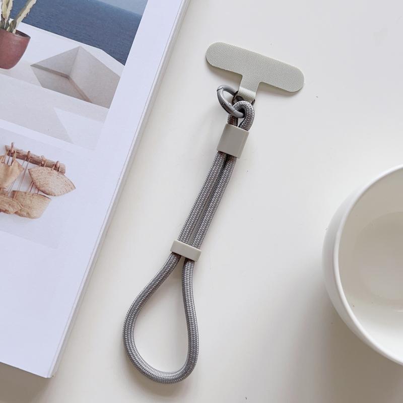 Простой конфетный цвет шнурок для мобильного телефона регулируемый браслет цепочка для телефона универсальный противоутерянный брелок ремешок для сотового телефона