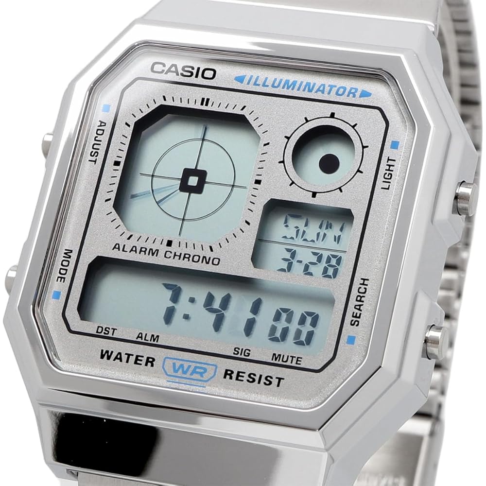 Casio CASIO Стандартные цифровые наручные часы с аналоговым дисплеем Серия Vintage A130WE-7A Унисекс Сре...